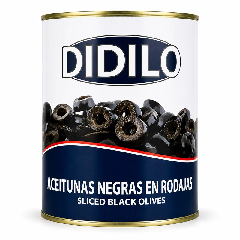 Aceitunas Negras En Rodajas